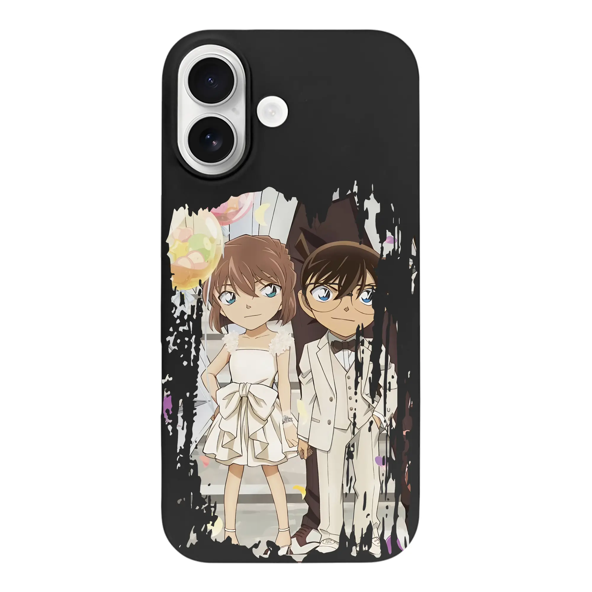 名探偵コナン グッズ 灰原 哀 - iPhone 17 シリーズ シリコンケース 薄型 耐衝撃 指紋防止 ソフトタッチカバー 精密フィット 傷防止 保護ケース iPhone 17/17 Air/17 Pro/17 Pro Max 対応